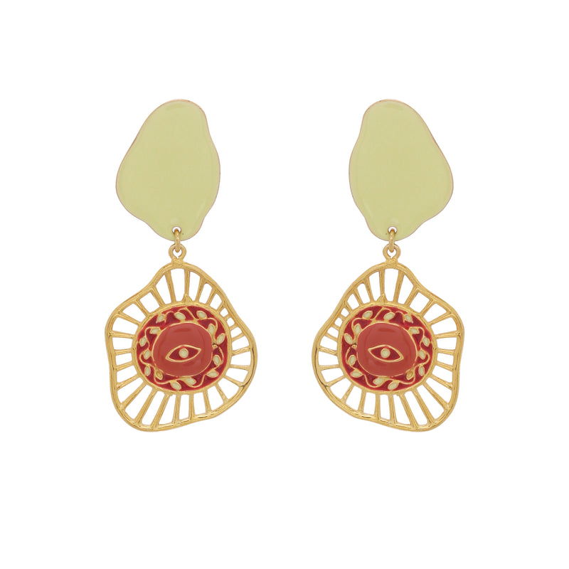 Good Luck Evil Eye Earrings — Ishkaara